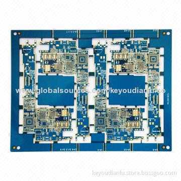 HASL LF PCB with Blue Solder Mask and 100% Flying Probe Testing for QC